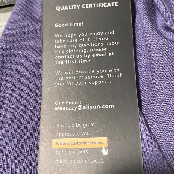 Weaczzy Women's Casual Swing T Shirt Dress with Pockets -Lavender Size Medium - Picture 5 of 6